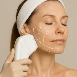 Woman having HI-FU to reduce wrinkles call LA LIPO Bognor Regis Now!